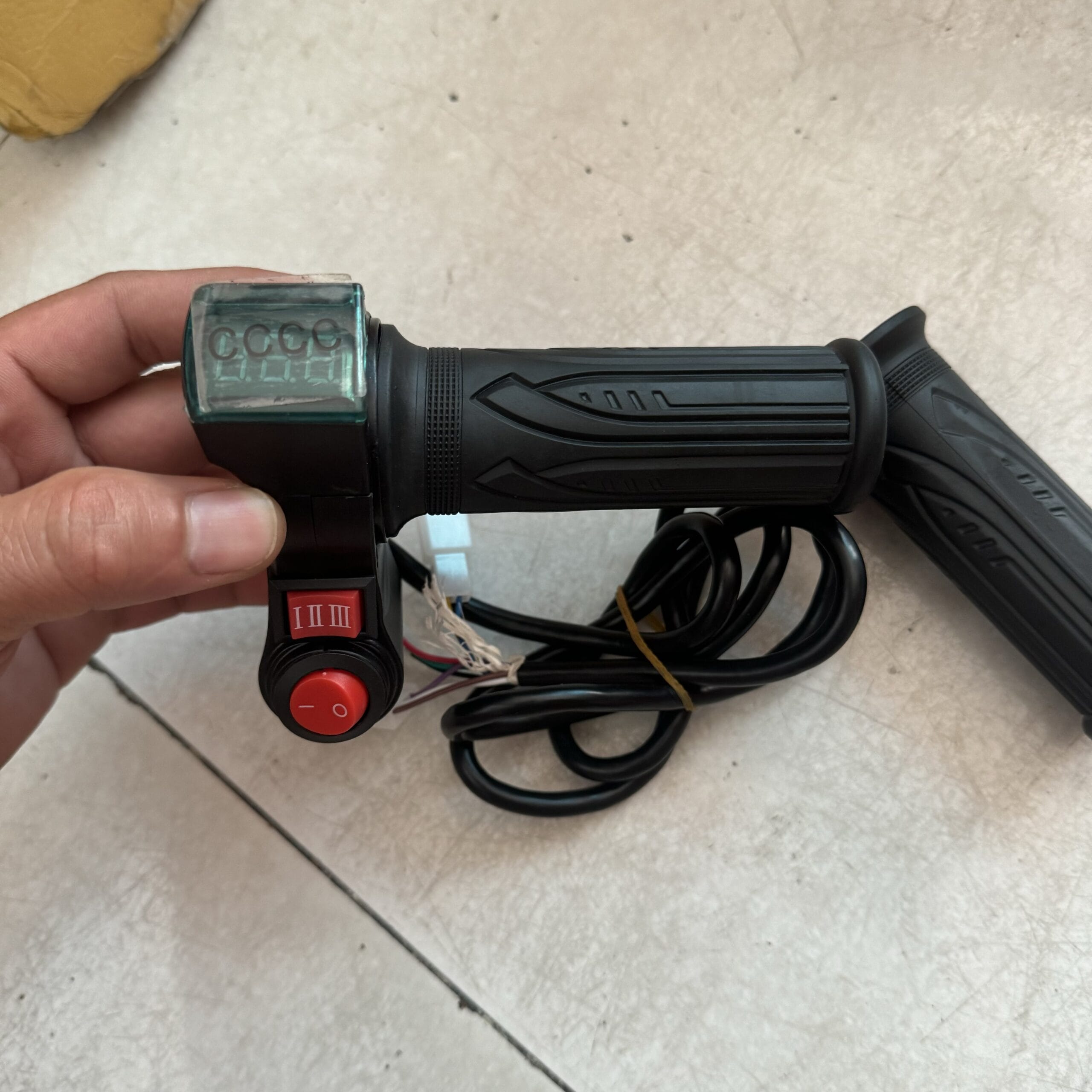 Tay ga xe xuồng điện, 24v Tay ga xe xuồng điện, 24v